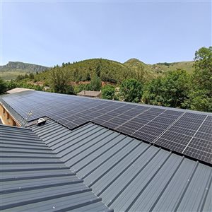 Chantier de 36 kWc à Gatuzières (48), Cadenet photovoltaïque