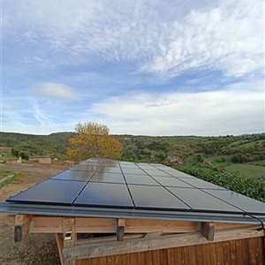 Chantier de 9 kWc à Coubisou (12), Cadenet photovoltaïque